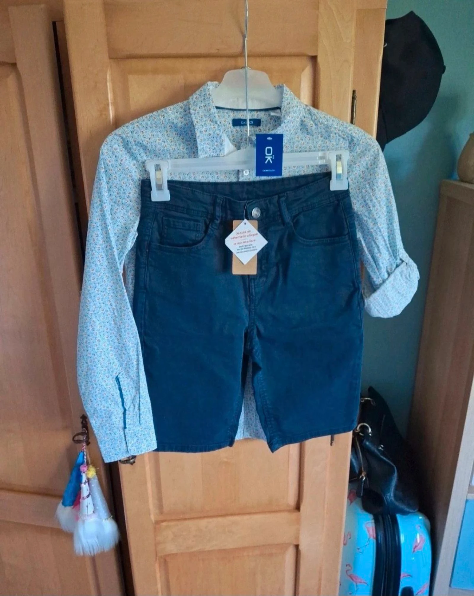 Ensemble Chemise, Short & Nœud Papillon Enfant